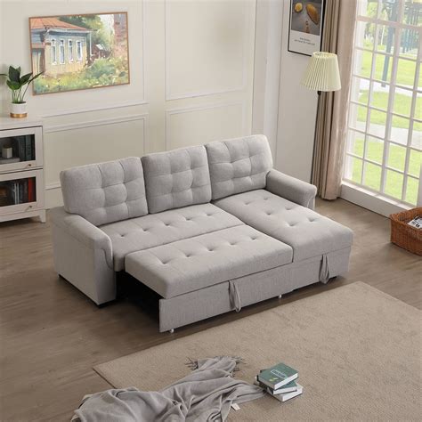 breathtaking sectional sleeper sofa  chaise dual lounge chair