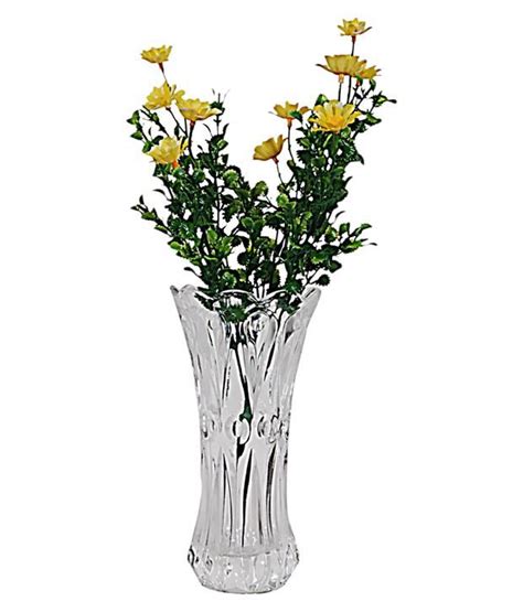 Orchard Glass Flower Vase With A Bunch Of Yellow Daisy