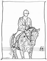 Dressage Sporthorse Csi sketch template