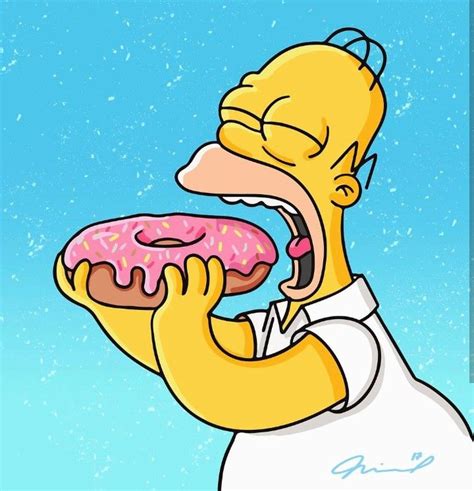 Homer The Simpsons Homer Simpson Donuts Homer Donuts Simpsons Donut