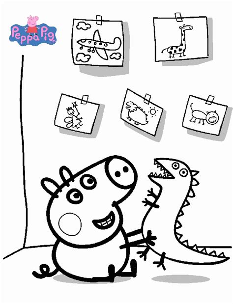 peppa pig coloring pages coloringpagesabccom