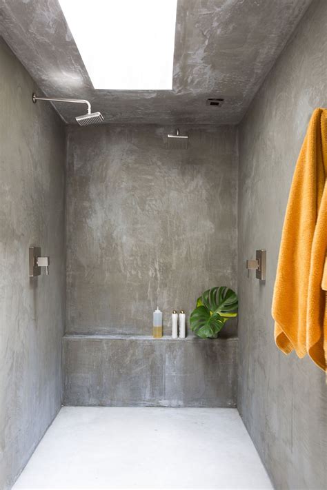 concrete shower walls diy howto reel