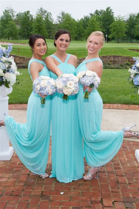 spa blue davids bridal bridesmaid dress size   sale  sterling