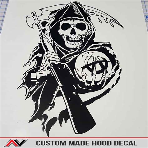 hood decal custom hood decals  alphavinyl