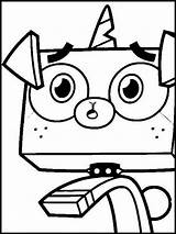 Coloring Unikitty Printable Pages Online Choose Board sketch template