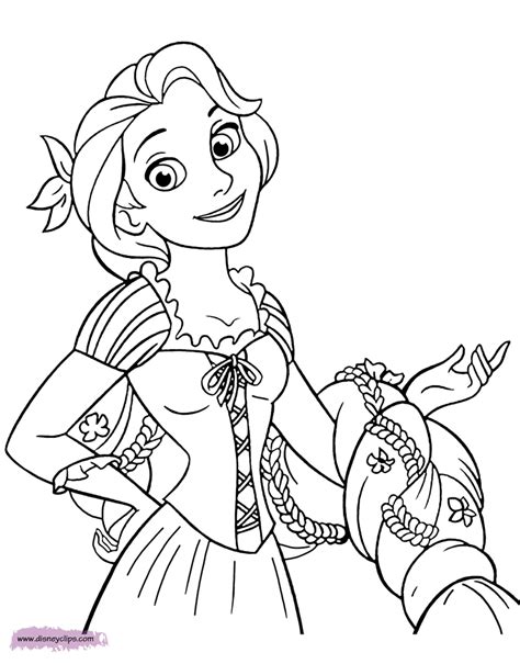 disneys tangled coloring pages disneyclipscom