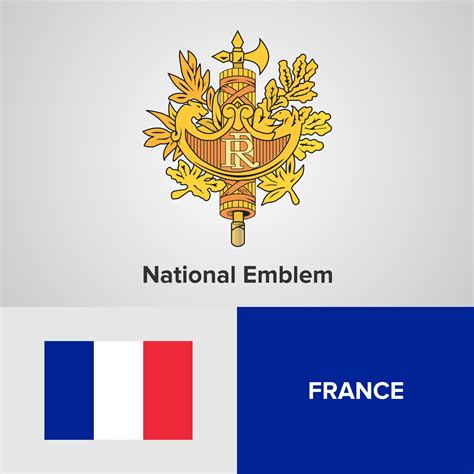 france national emblem map  flag  vector art  vecteezy