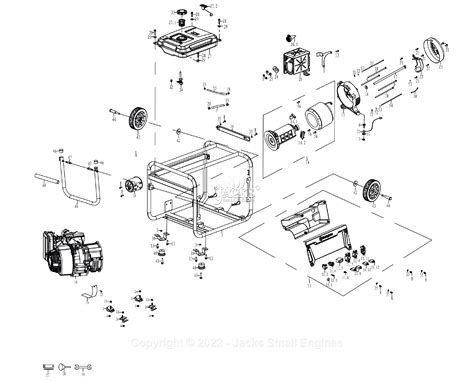 westinghouse wgen parts diagram  parts list