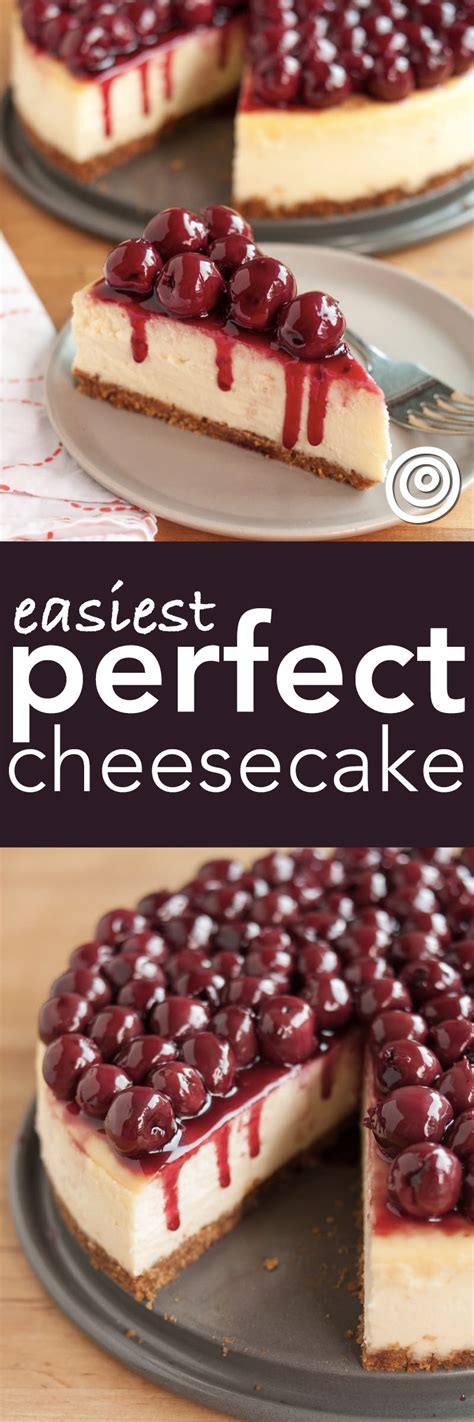 how to make the perfect homemade ultimate plain cheesecake easy step