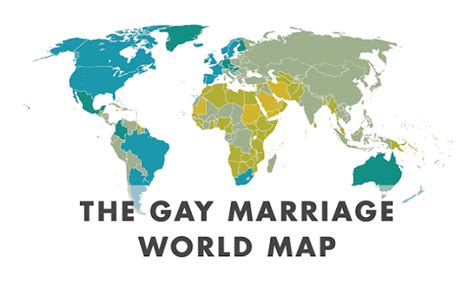 The Gay Marriage World Map [infographic] ~ Visualistan
