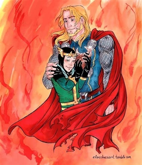 Thor X Loki Crushed And Filled By Chocolateisforever On