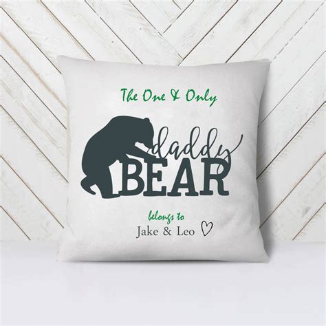 Daddy Bear Cushion By Lisa Marie Designs