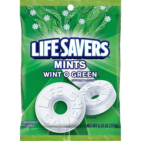 life savers wint  green mints bag  ounce pack   walmartcom