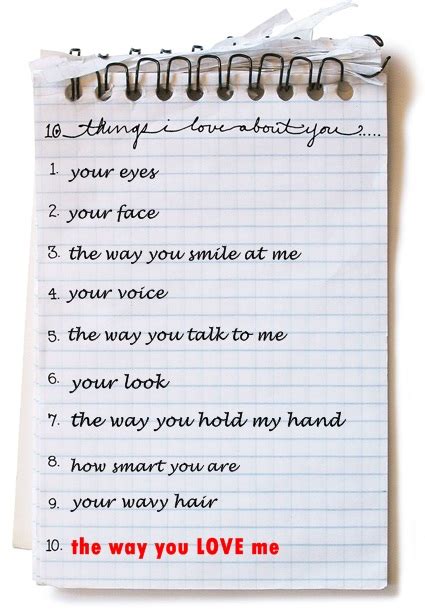 Little Thing About Her 10 Things I Love About You