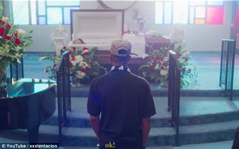 xxxtentacion s mother cleopatra shares photo of rapper s mausoleum daily mail online