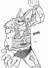 Krang Tmnt Villain Favourites sketch template