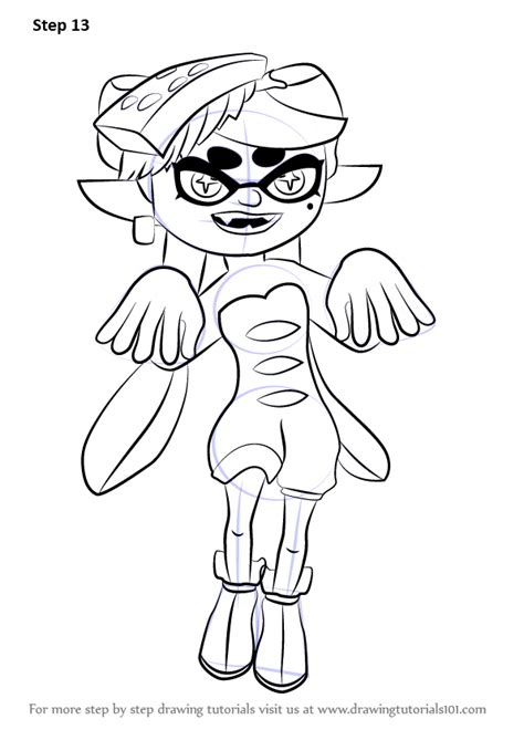 learn   draw callie  splatoon splatoon step  step