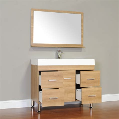 alya   lo  single modern bathroom vanity light oak modern bathroom vanity lighting