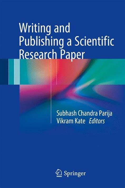 writing  publishing  scientific research paper english hardcover
