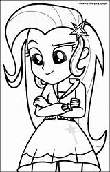Equestria Coloring Pony Pages Little Girl Girls Print Getdrawings Color Printable Getcolorings sketch template