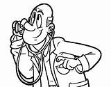 Stethoscope Coloring Pages Medical Color Getcolorings Getdrawings sketch template