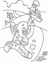 Gingerbread Runaway Fro Kidsplaycolor Getcolorings Coloringsun Colo sketch template