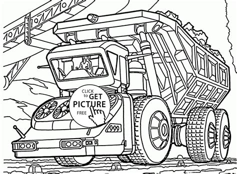 garbage truck coloring page lopisir
