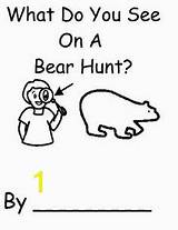 Hunt Bear Going Coloring Pages Teacherspayteachers Divyajanani sketch template