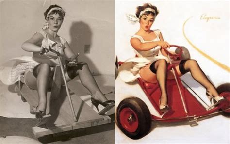 Photoshop In The 1950 S Pin Up Girls Before And After