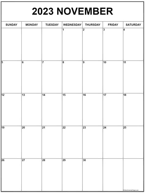 november calendar printable page thrifty jinxy november