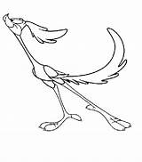 Coloring Pages Runner Road Looney Tunes Roadrunner Coyote Color Library Clipart Popular Colouring Cartoon sketch template