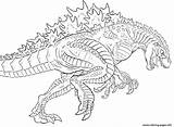 Godzilla Millennium Shin Mechagodzilla Mecha Colorear sketch template