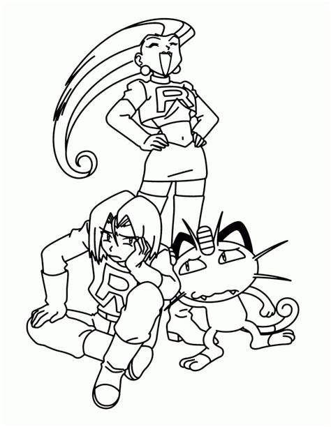 printable team rocket coloring page  printable coloring pages