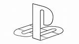 Ps4 Drawing Draw Playstation Logo Play Drawings Paintingvalley sketch template