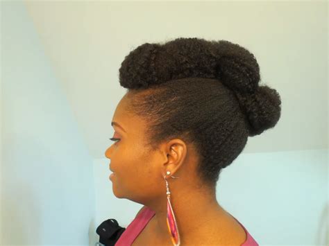 diy natural hair care   quick natural hairstyle tutorial