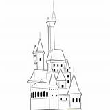 Castle Coloring Neuschwanstein Pages Bouzov Coloringpages101 Kids Online sketch template