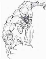 Venom Drawing Anti Colouring Colorir Marvel Sketchite Sketches Colorear24 Getdrawings sketch template