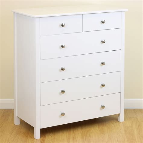 sale white wooden  drawer bedroom chest unitcabinet drawers