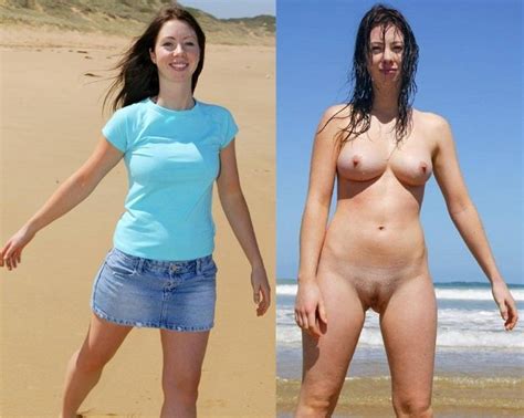Clothed And Nude On The Beach Nudeshots