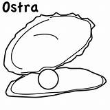 Ostras Ostra sketch template