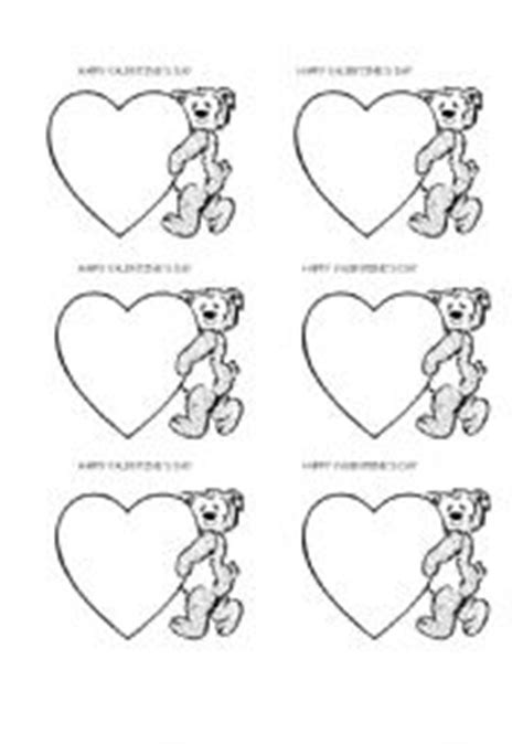 st valentine cards  print esl worksheet  supernenava