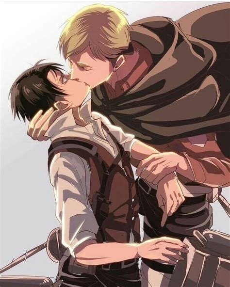 love   erwin grabs levi  levis surprised face credits