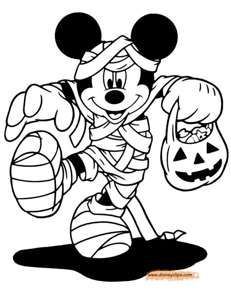 mickey mouse halloween printable coloring pages franklin morrisons