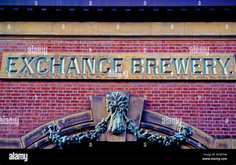 exchange brewery sheffield england stock photo alamy