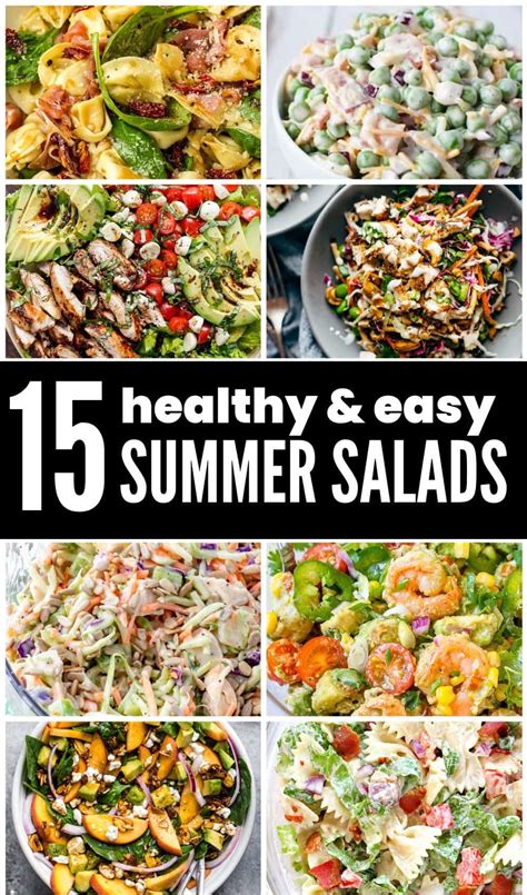 healthy and easy summer salad recipes the incremental mama