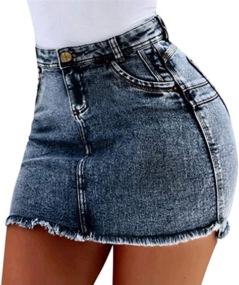 Womens Jeans Miniskirts Summer Classic Woman Short Denim Festival