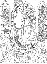 Disney Maleficent Evil Blancanieves Madrastra Villain Coloriage Mandalas Marvelous Adults Mandala Malefica Birijus Azcoloring Xcolorings Designg sketch template