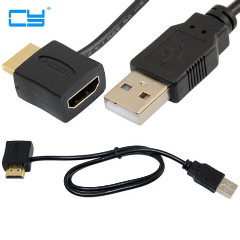hdmi male  usb female adapter portable hdmi male  female adapter  usb  extender power