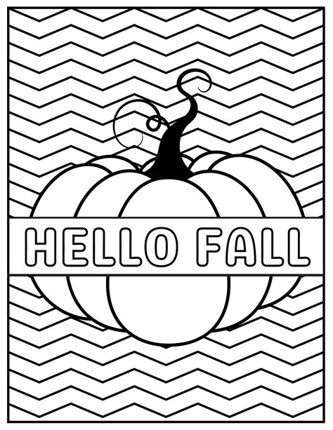 autumn printable coloring pages