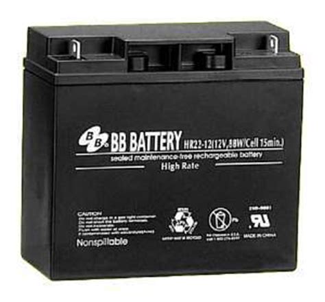 sealed lead acid battery  bolt terminals  bb battery  volt  amp hour